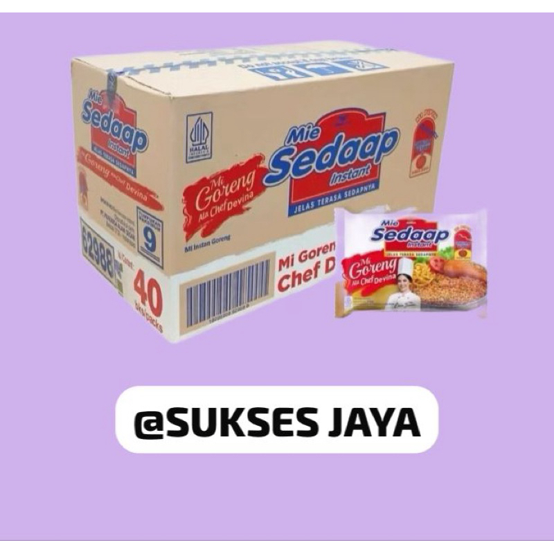 

[1 DUS ISI 40 BUNGKUS] SEDAAP GORENG ALA CHEF DAVINA