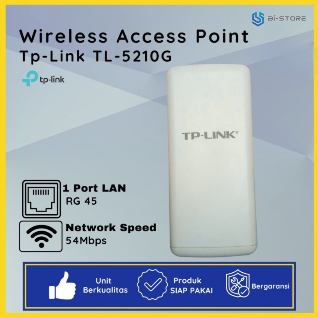 Wifi Outdoor Tp-Link WA 5210G Kondisi Minus Buat Oprekan Segel Utuh