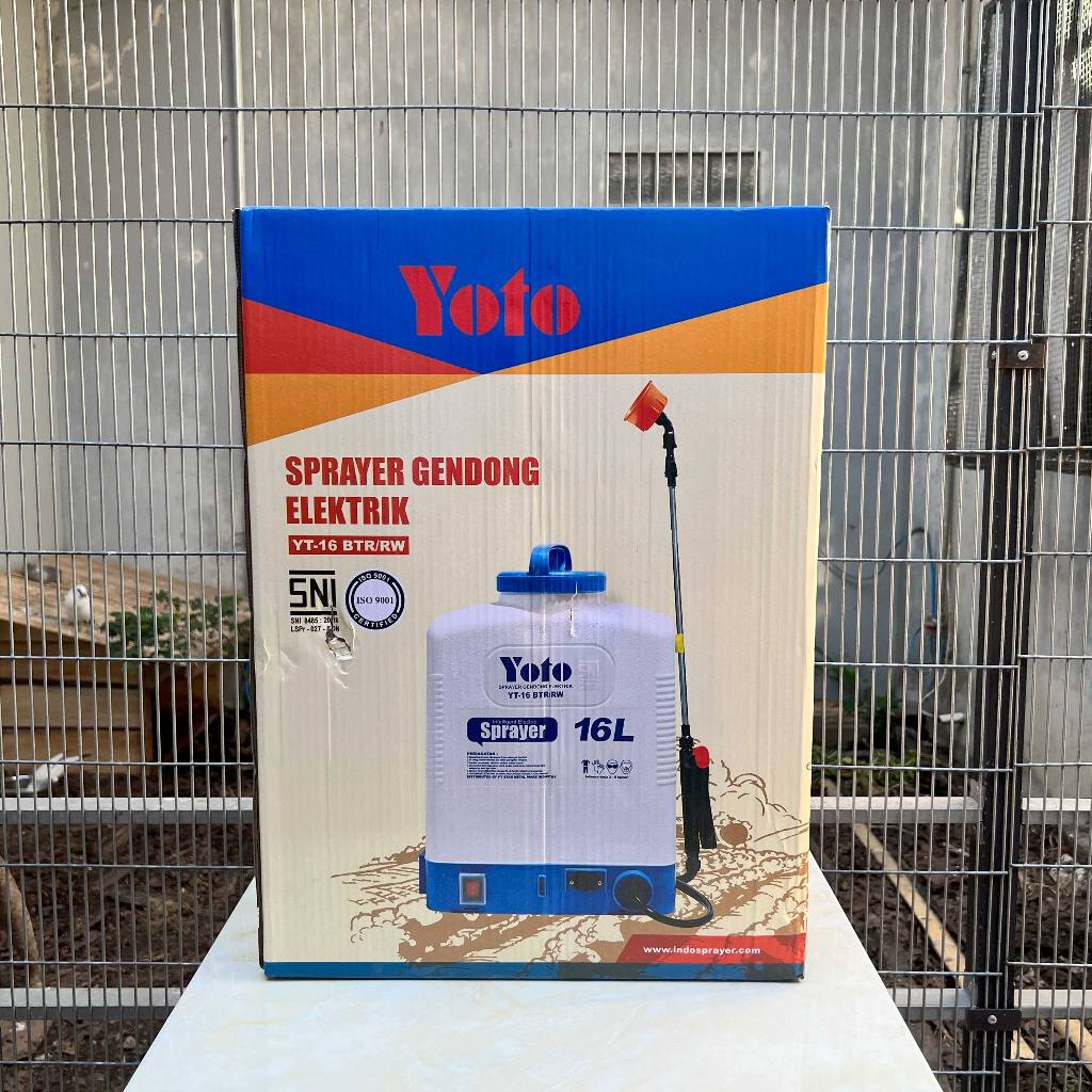 Sprayer/ Tangki Elektrik YOTO YT-16 BTR/RW - 16 Liter