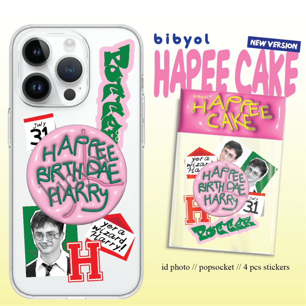 [INT Shipping] Draco Harry Potter CHIBI Popsocket Sticker Deco Pack Fanmerch unofficial by bibyol