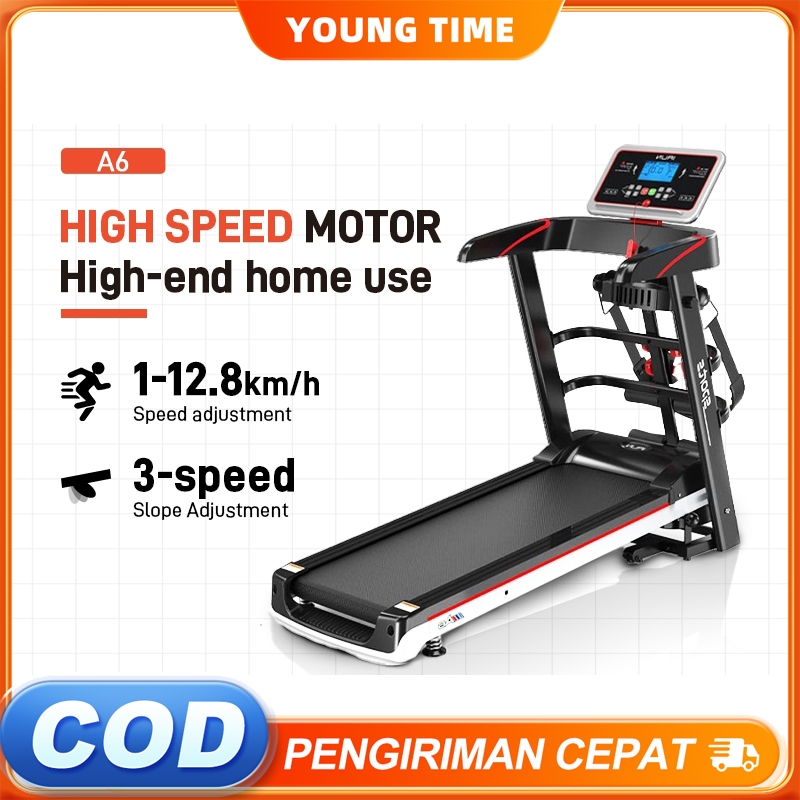 【Ready】Treadmill Elektrik Treadmill lipat treadmill portable alat olahraga di rumah