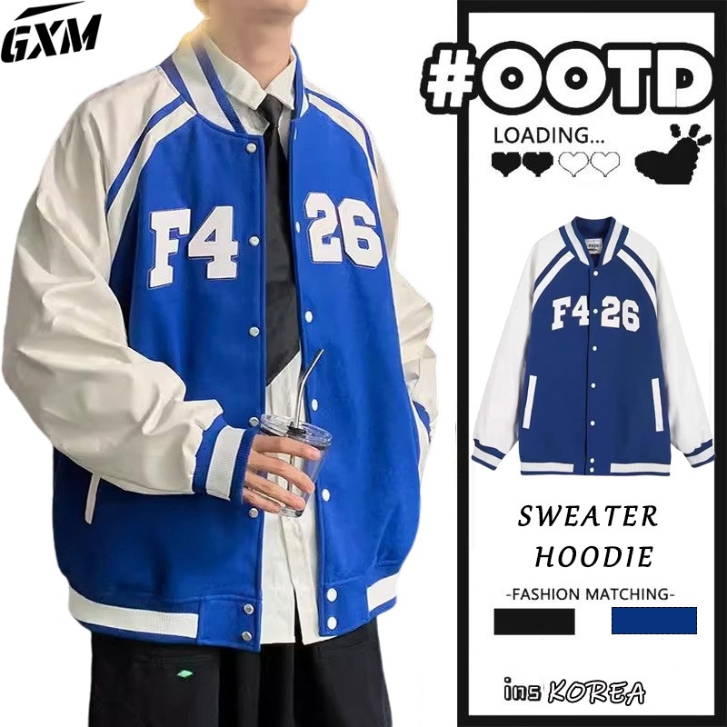 Jaket Varsity Baseball Full - Jaket Varsity Cowok Cewek - Varsity Jacket Original - Jaket Pria - Jak