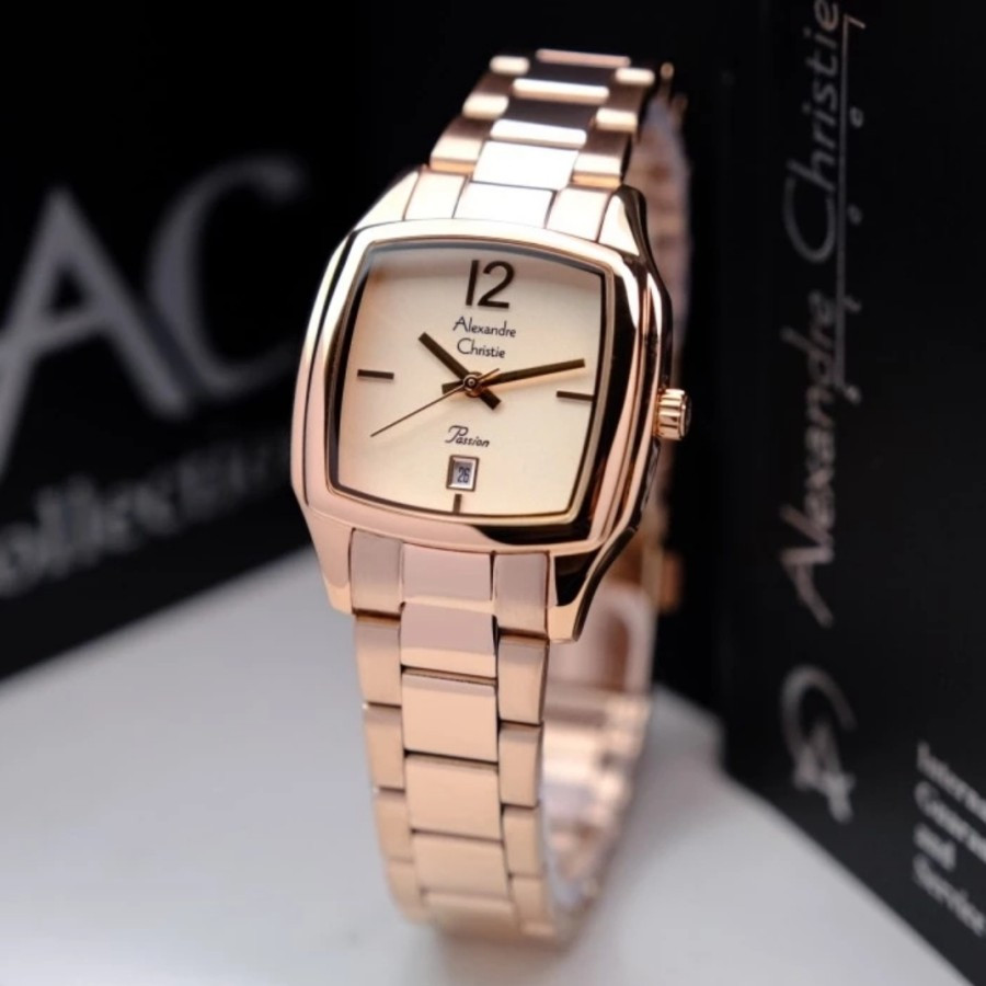 ALEXANDRE CHRISTIE AC2454 AC 2454 Rosegold JAM WANITA - Rosegold