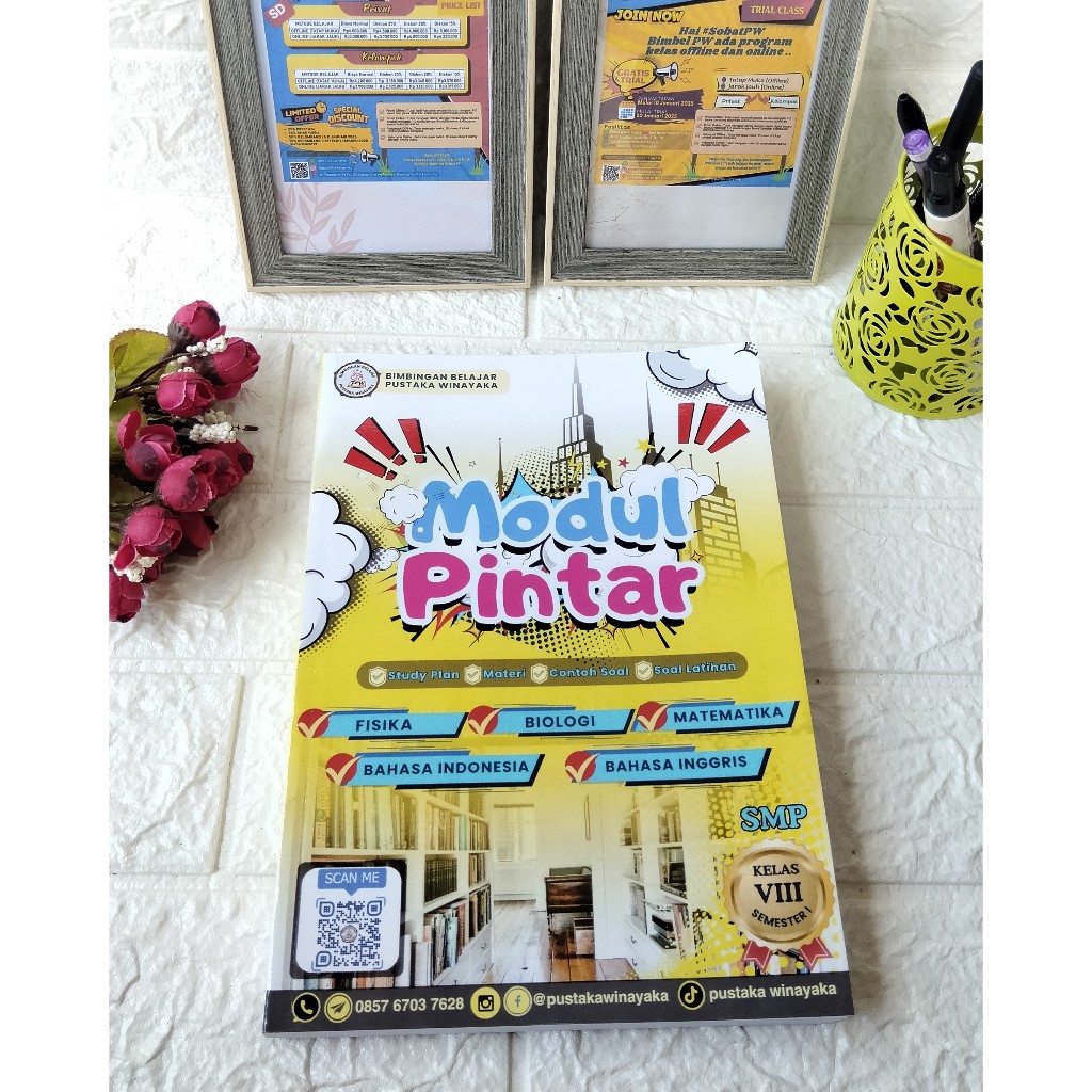 Modul Pintar SMP Kelas 8 Semester 1/ Modul SMP Kelas 8/ Modul SMP Semester 1