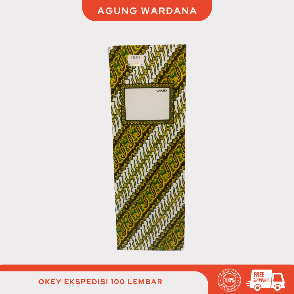 

OKEY BUKU HARD COVER EKSPEDISI ISI 100 LEMBAR