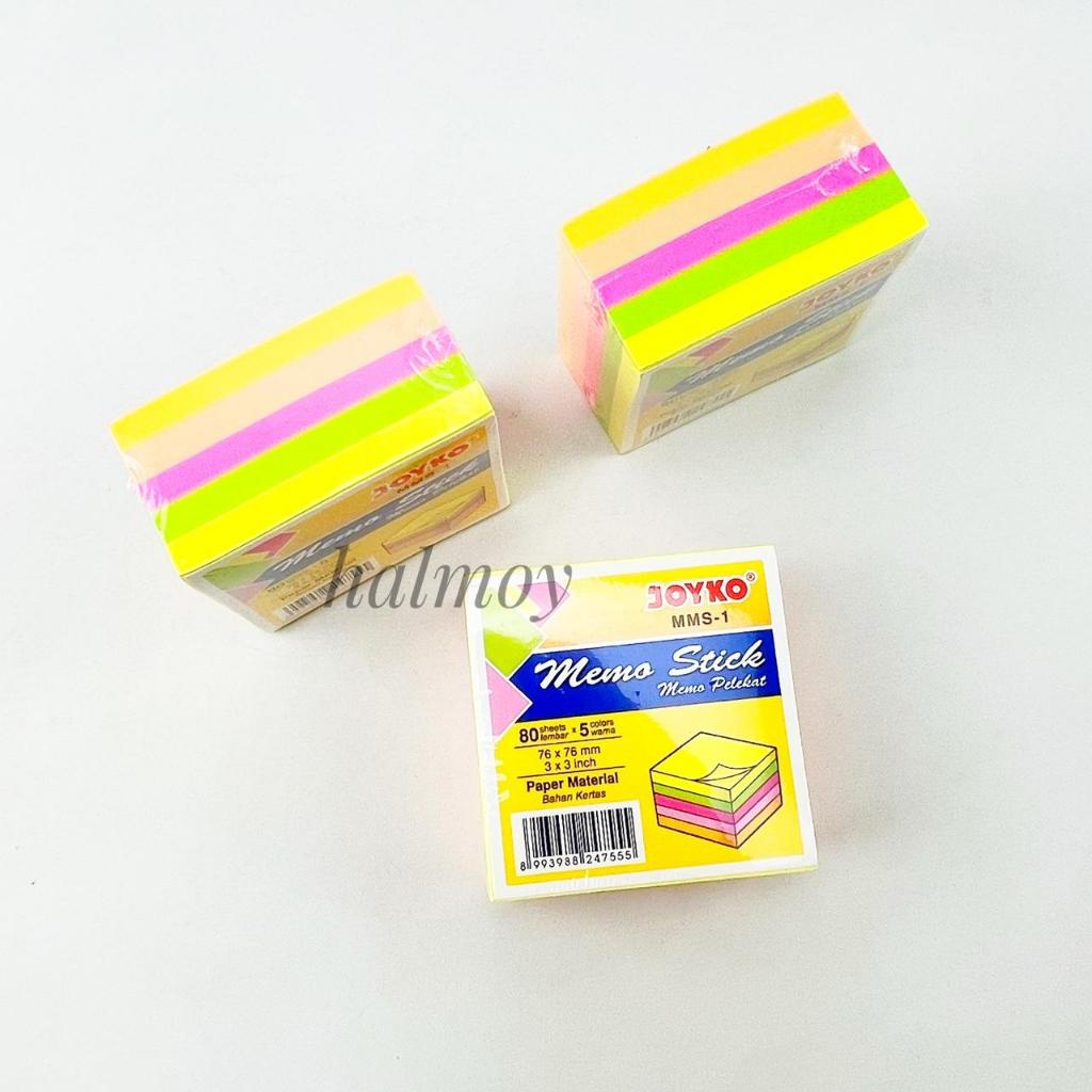 

MEMO STICK / STICKY NOTES JOYKO MMS - 1 ( 3 X 3 INCI / 76 X 76 MM )