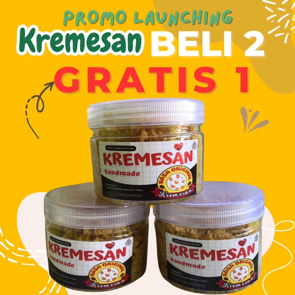 

KREMESAN AYAM MURAH SPESIAL LAUNCHING BELI 2 GRATIS 1