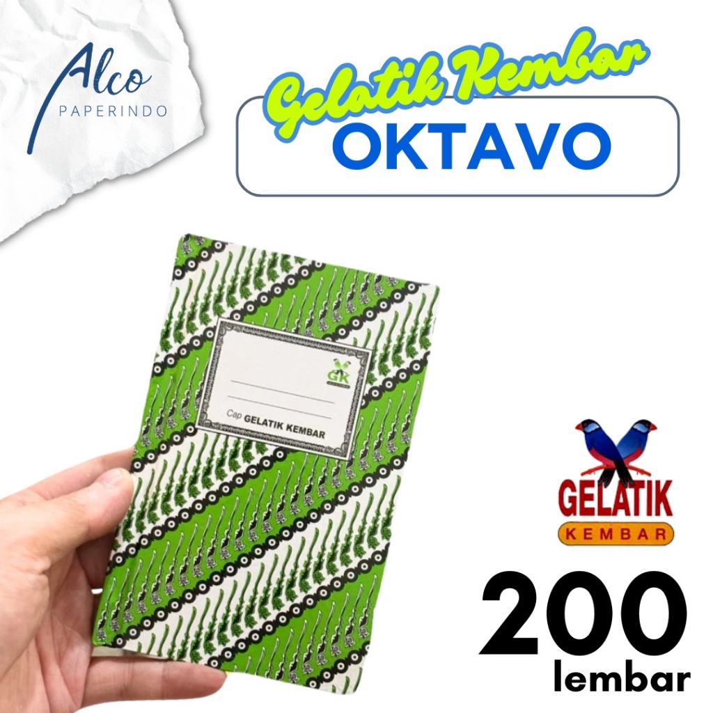 Buku Batik Oktavo isi 200 Gelatik