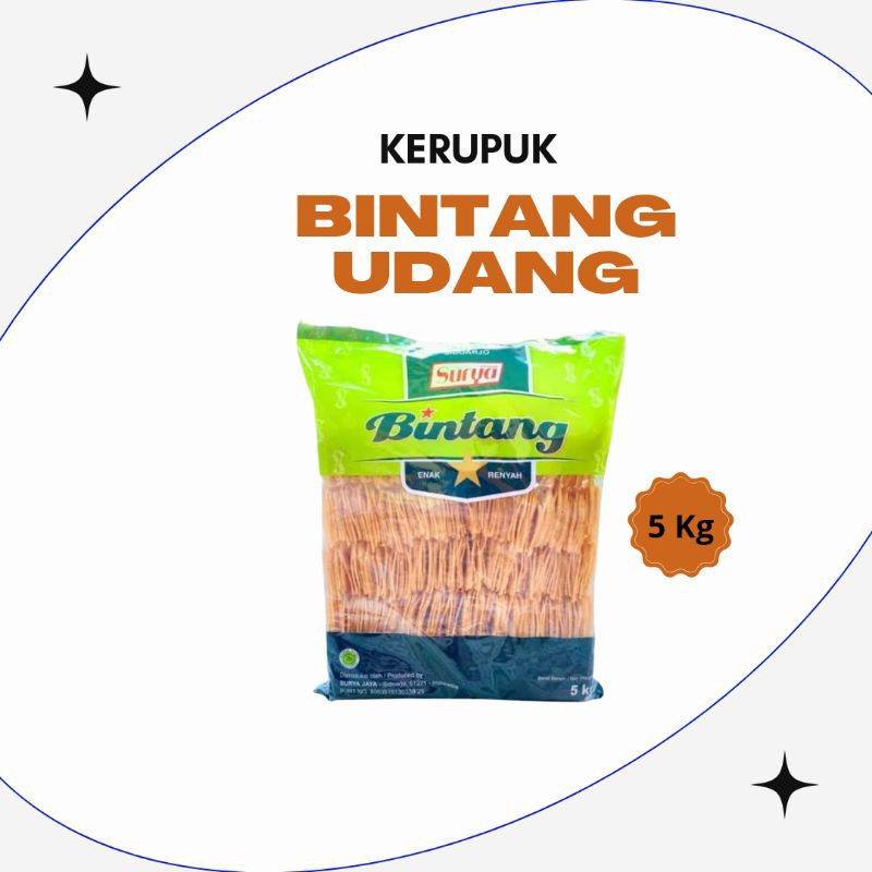 

Kerupuk Bintang Udang Mentah 5kg