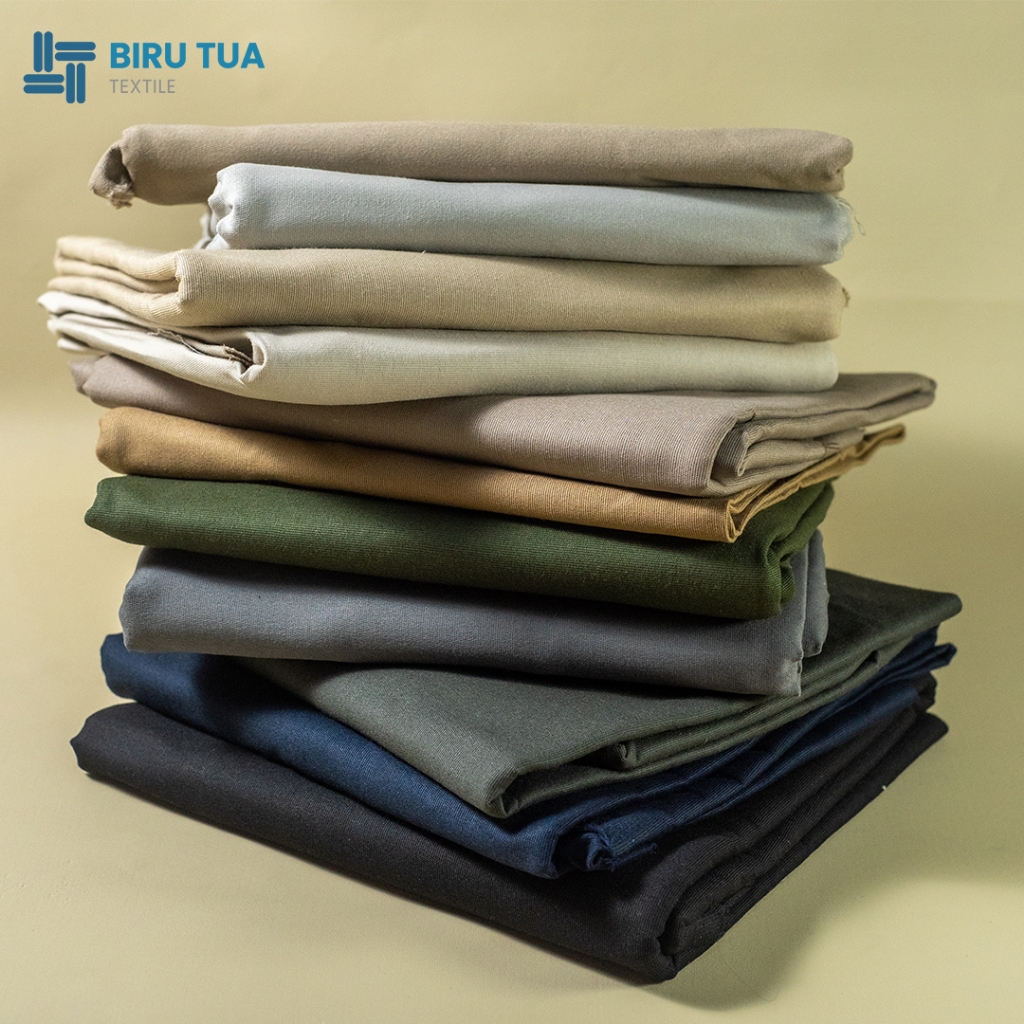 Cotton Twill PC / Katun Twill Stretch Kain Bahan Celana Chinos / Fashion - 0,5 YARD (45 cm)