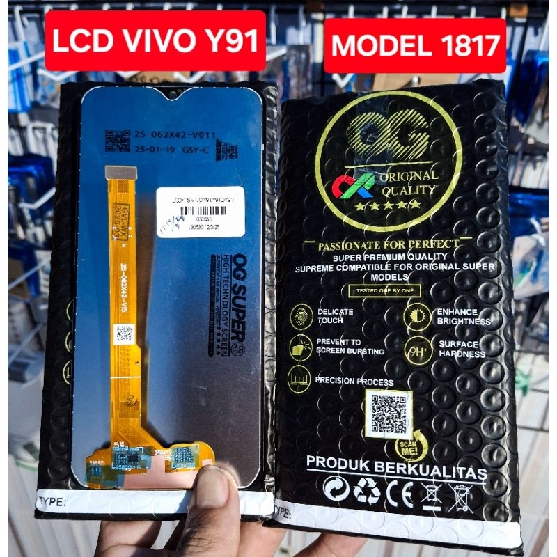 LCD VIVO Y91 MODEL 1817 LCD+ TOUCHSCREEN QUALITY ORIGINAL SUPER