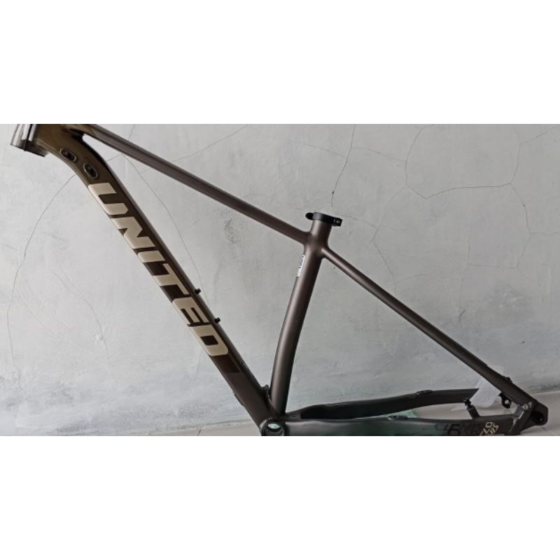 FRAME UNITED CLOVIS 6.10 SIZE S 29er BONUS HEADSET .FRAME SEPEDA MTB