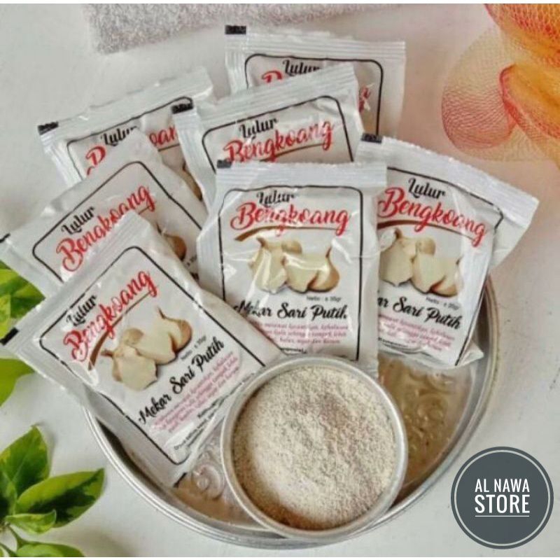 Lulur Bengkoang Mekar Sari Putih / Mekar Sari Kuning 35 gr Memutihkan Kulit