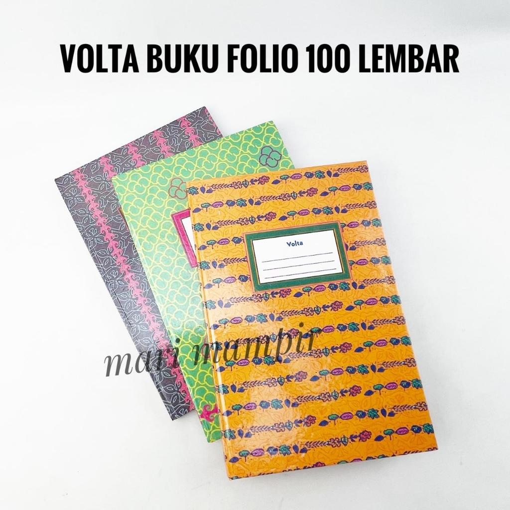 

BUKU TULIS HARDCOVER FOLIO VOLTA 100 LBR ( 21 X 31,5 CM )