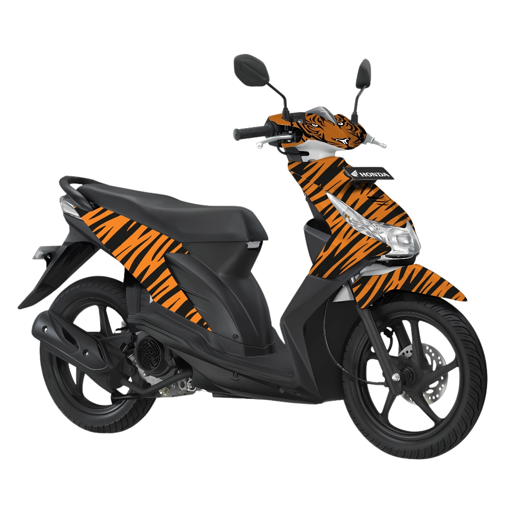 decal full body beat karbu harimau, striping full body beat karbu harimau