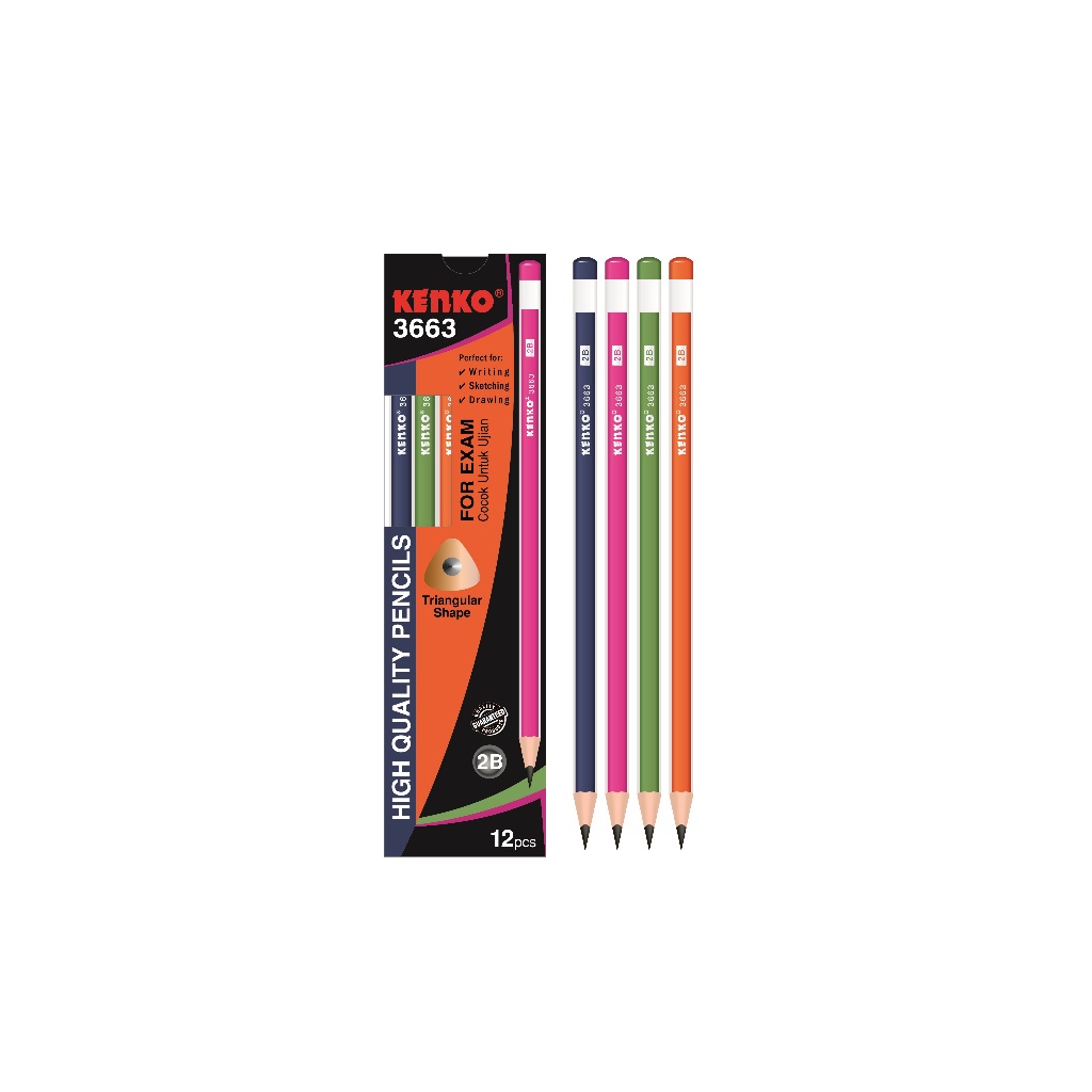 

KENKO PENCIL 2B-3663 (COLOR)