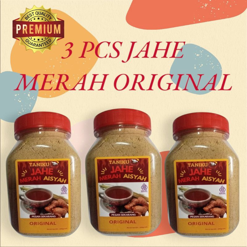 

Jahe merah super Aisyah original 330Gram