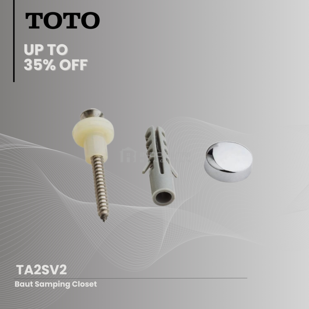 Baut Samping Closet TOTO TA2SV2 / Ring Penutup Closet TOTO