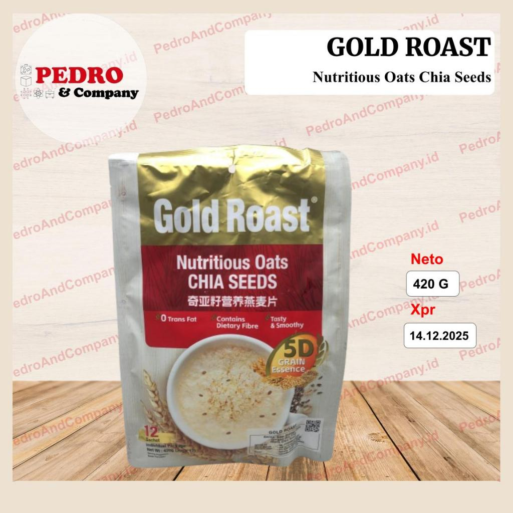 

Gold Roast Nutritional Cereal CHIA SEEDS 420 gram isi 12 sachet sereal sarapan