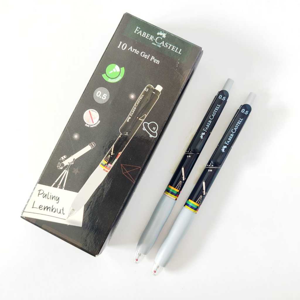 

Faber Castell 642999 ARTE Gel Pen 0.5mm Hitam ( Satuan )