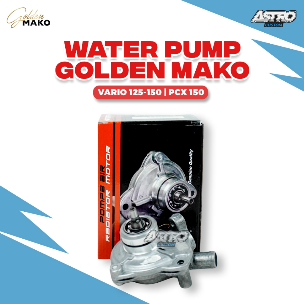 Water Pump Golden Mako Vario 125 150 LED PCX 150 CBU Pompa Air Radiator Water Fump KWN Racing