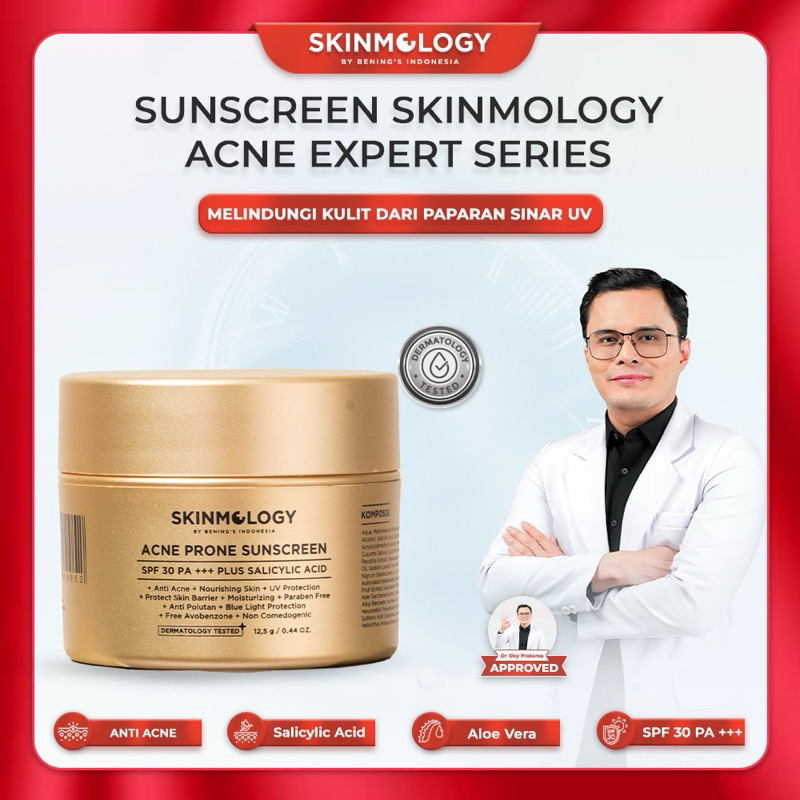 Product skinmology sy skinmology sunscreen bening's skincare by Dr. Oky Pratama Ax Day Cream dari Be