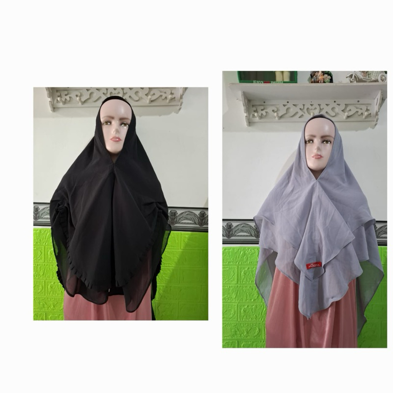 jilbab panjang instan