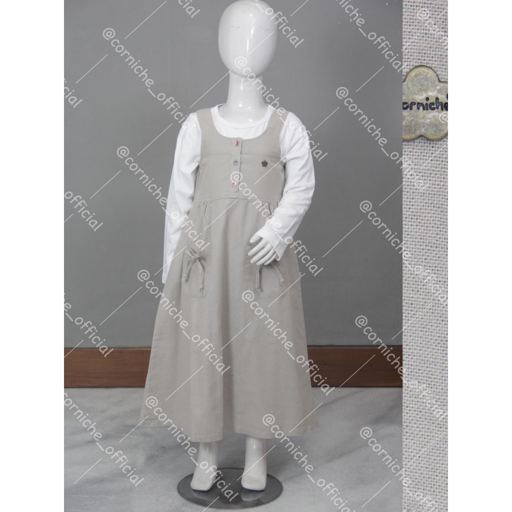 Corniche Kids Velly Overall Kids Khaki - CT K50427