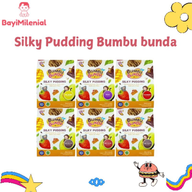 

silky pudding bumbu bunda taro 100g