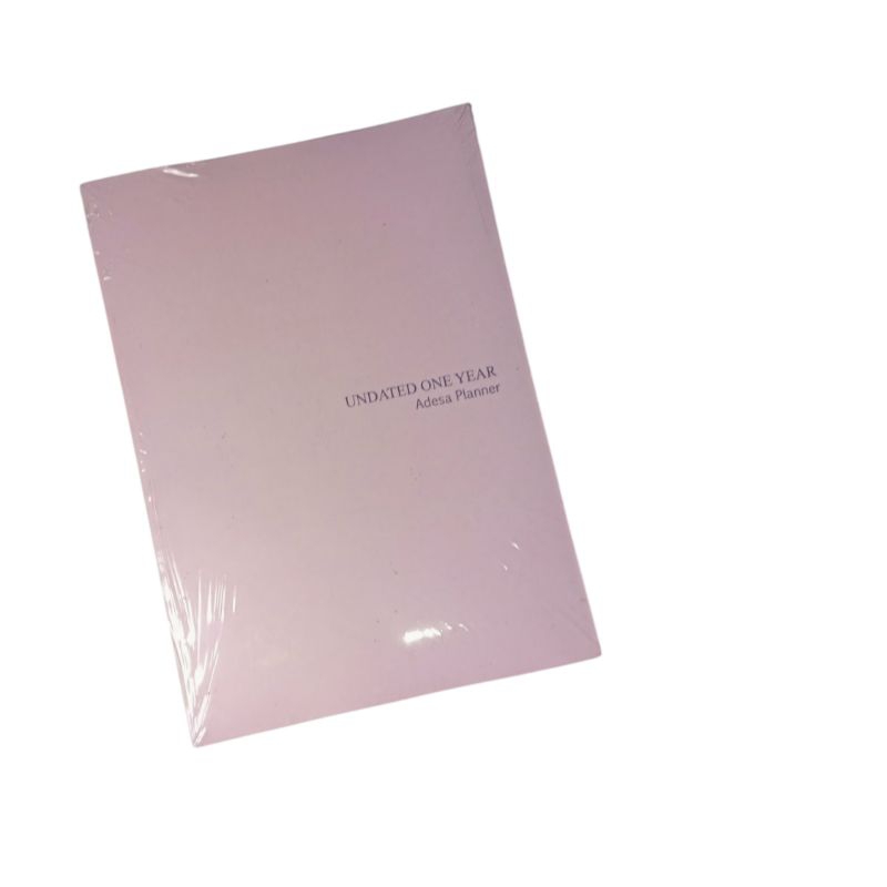

Adesa Planner Pink - Undated One Year Planner