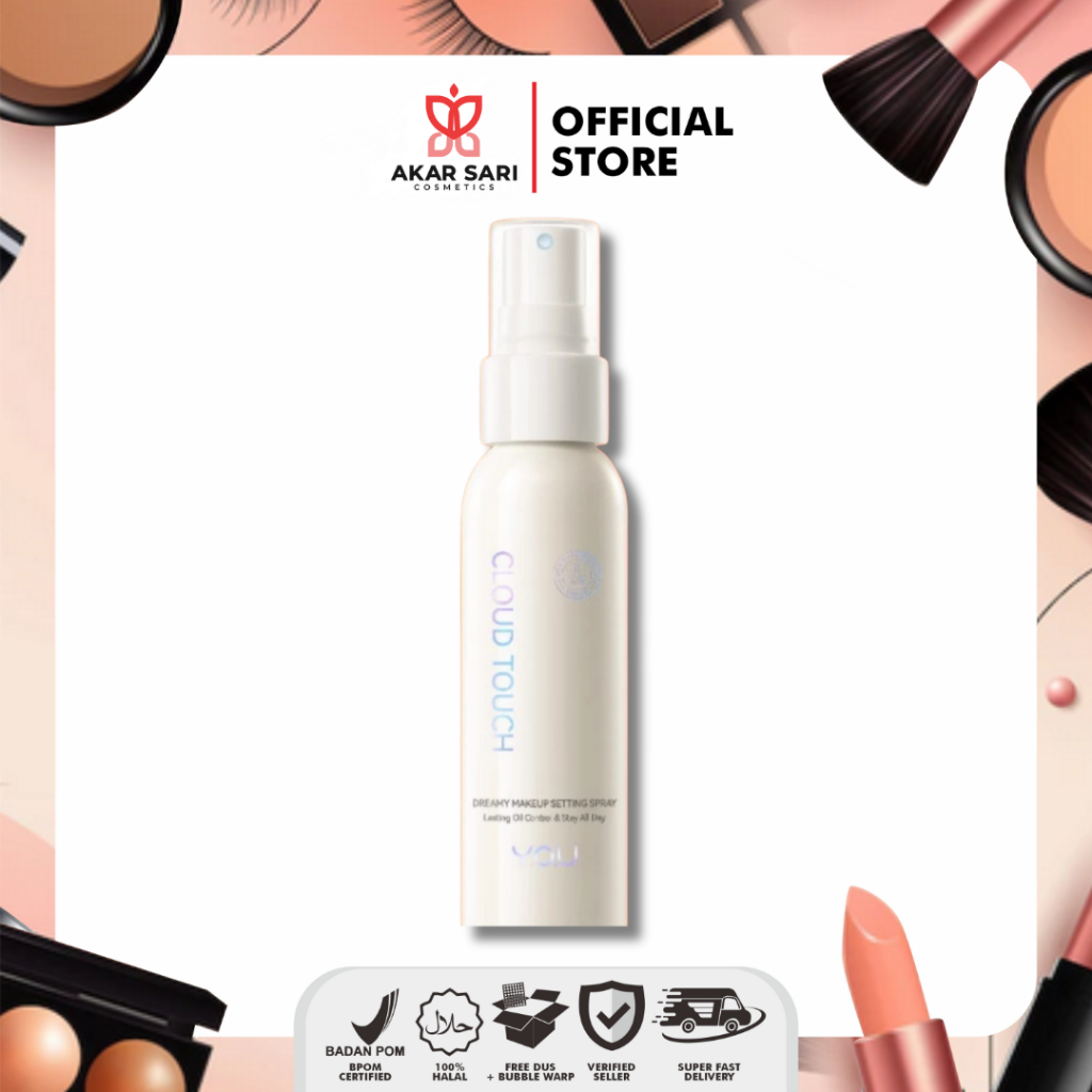 YOU CLOUD TOUCH DREAMY MAKEUP SETTING SPRAY - Setting Spray Makeup | Setting Spray | Makeup