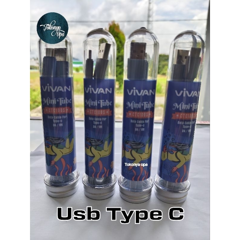 cable Data Vivan Mini Tube/Vivan Kabel Type c