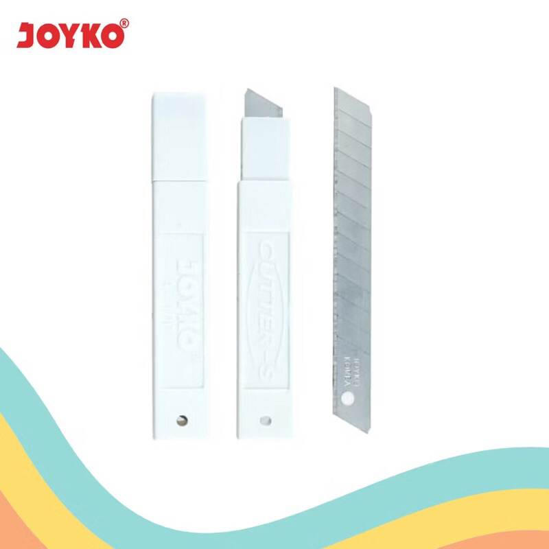 

Isi Cutter Kecil A-100 Joyko - Blade Refill Pemotong Isi 5 Pcs Silet