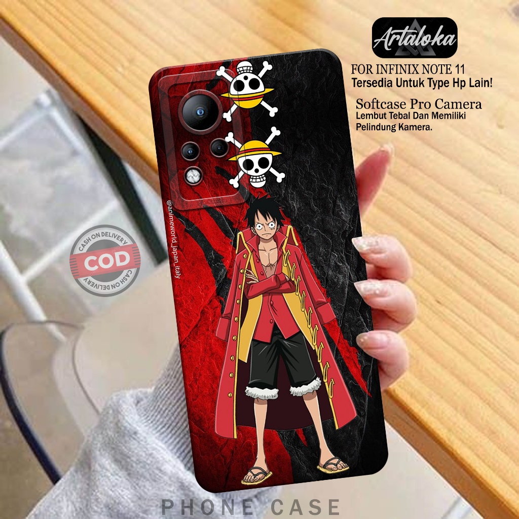 Case Hp Infinix Note 11 Fashion Case Anime Keren Softcase Infinix Note 11 Silikon TPU Pro Camera Cas