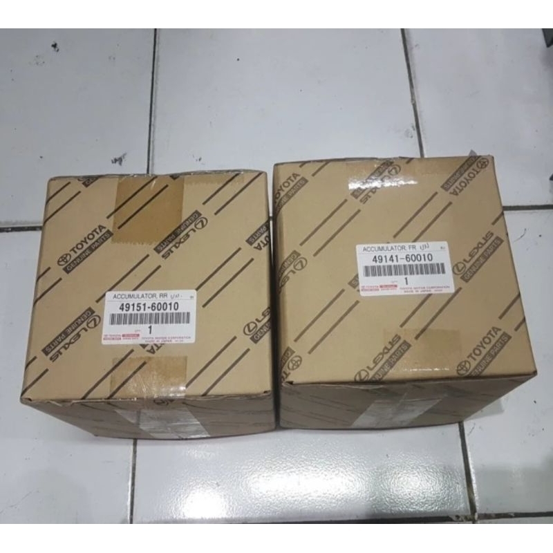 akumulator accumulator depan belakang toyota land cruiser cygnus ori set
