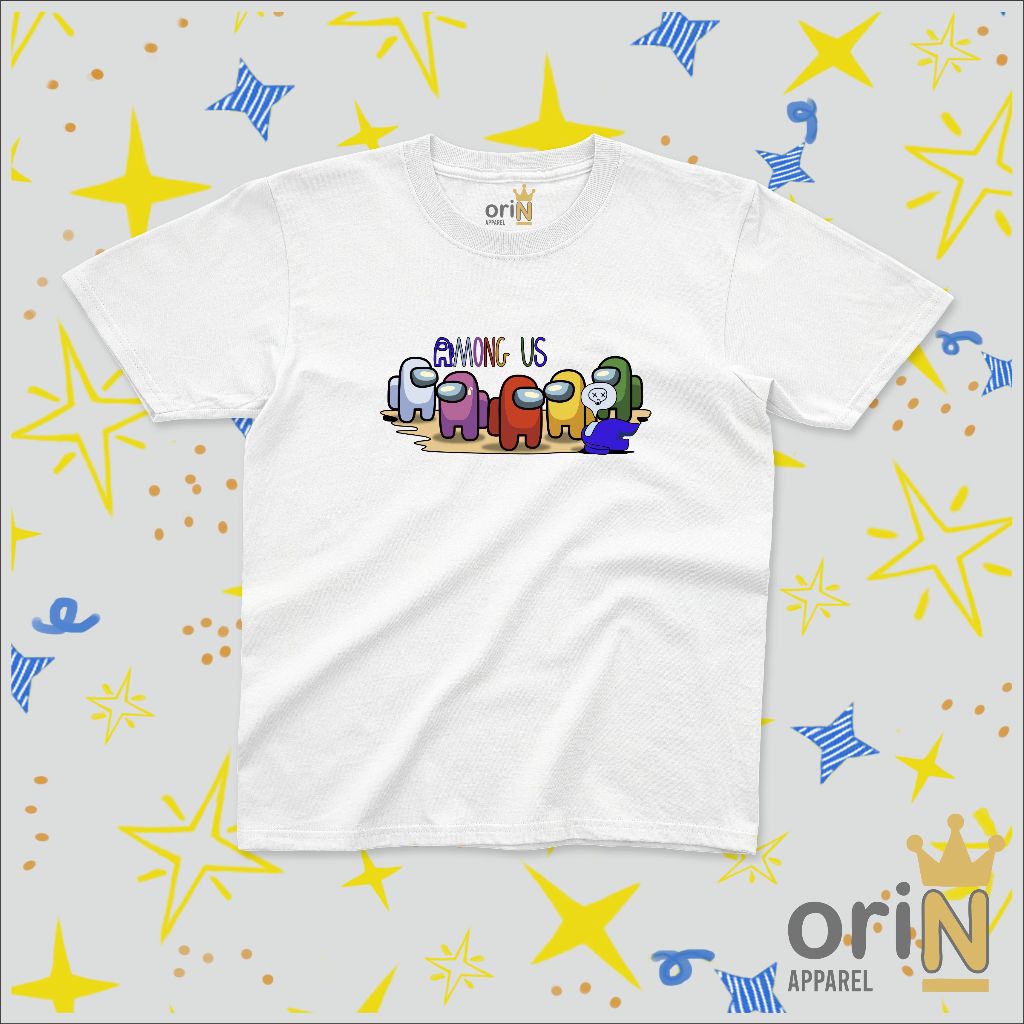 Baju Kaos Anak Laki Laki dan Perempuan AMONG US