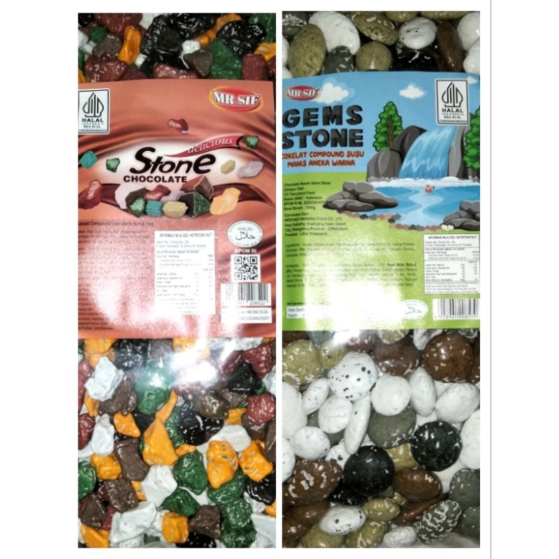 

coklat kerikil dan gemstone 1kg