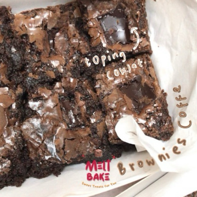 

Brownies Bites' meltbake.id- Ori Toping Coko