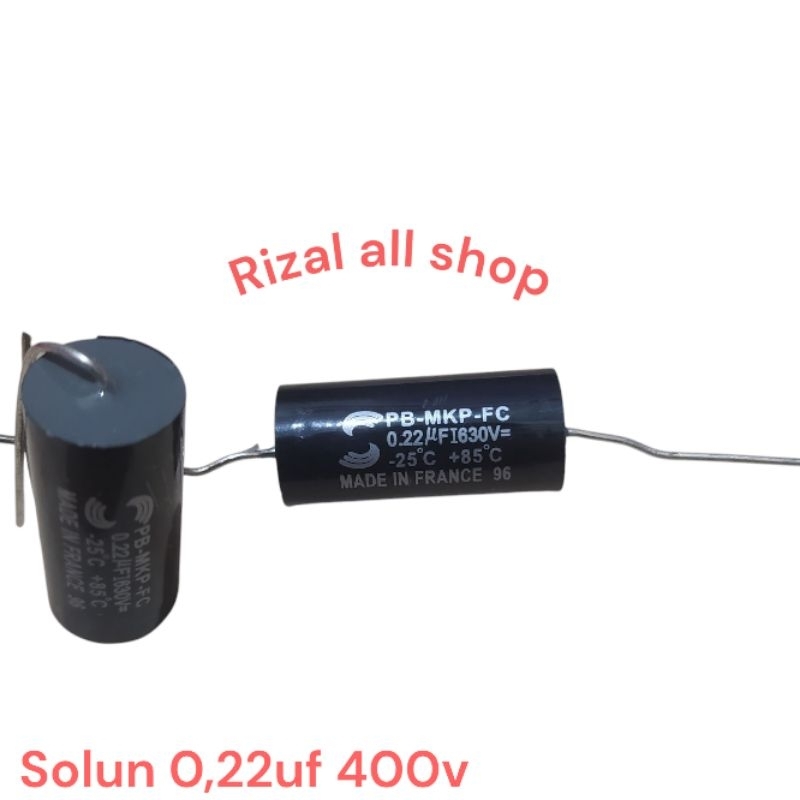 Kapasitor Solun 0,22uf 400v kapasitor Audio