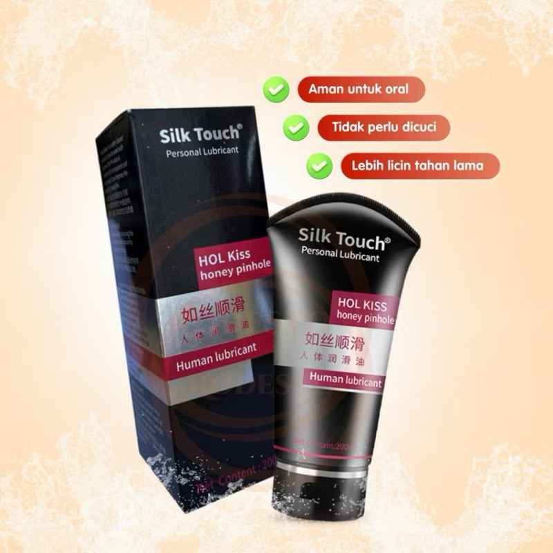 Silktouch Premium New Edition Men Lubricant, Gel Pelicin dan Pelumas 100% Original Japan