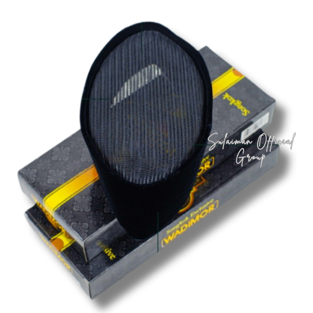 Terlaris WADIMOR Full AC Peci Hitam Pekat Beludru Tebal Halus Lembut Premium Lengkap Ukuran Anak Ana