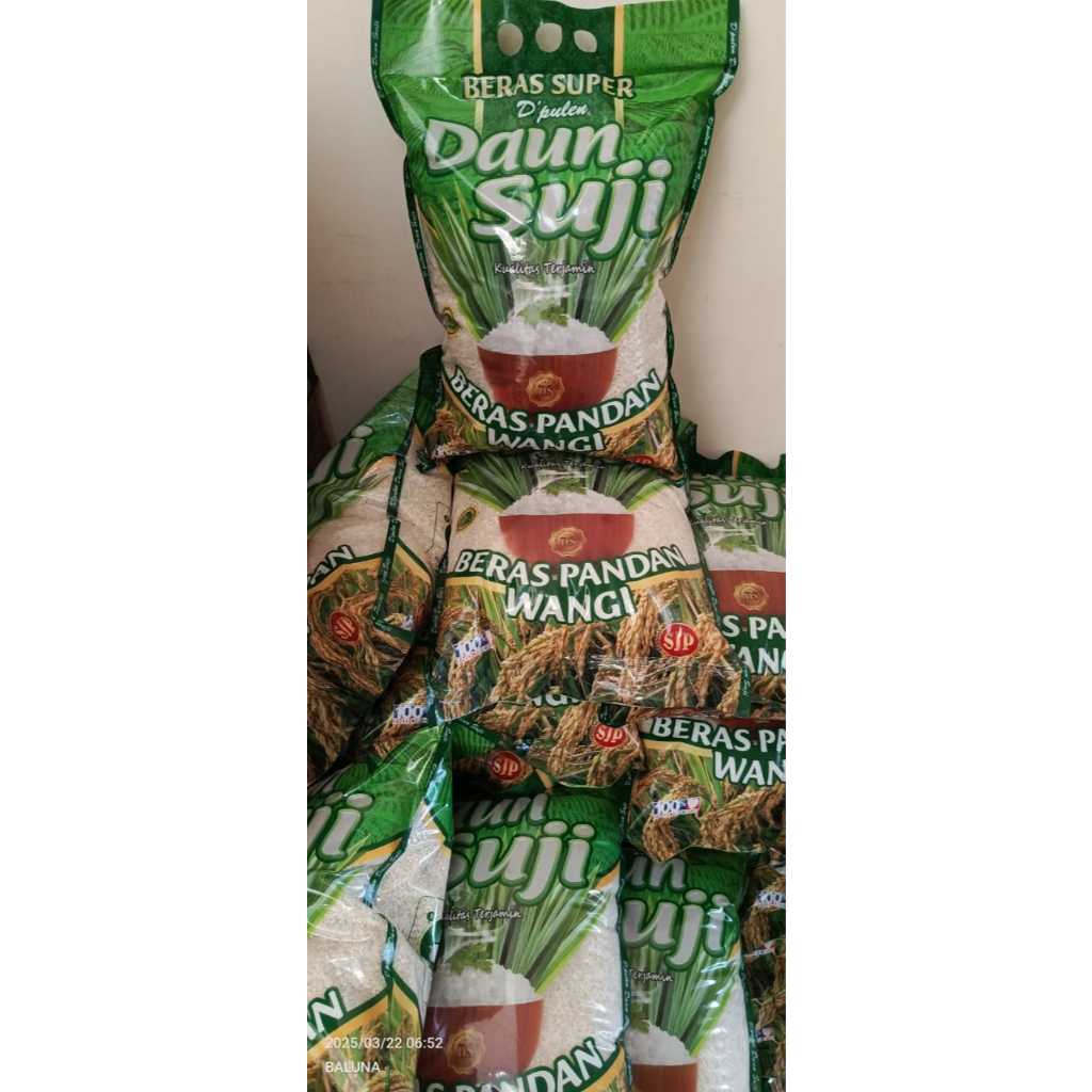 

Beras Daun Suji Kemasan 5kg x 2sak