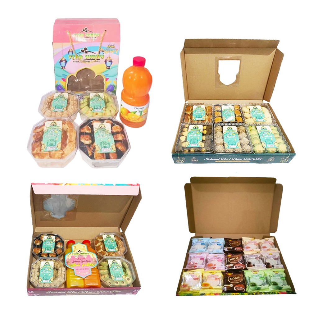 

Hampers Kue Lebaran Idul Fitri Hamper Kue Kering dan Sirup Nastar Putri Salju Kacang Sagu Coklat Mochi