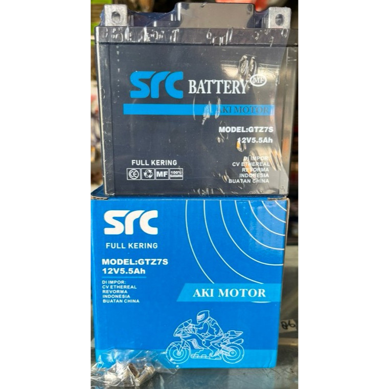 AKI GTZ7S MOTOR FU,VARIO,NMAX NEW,KLX merk SRC