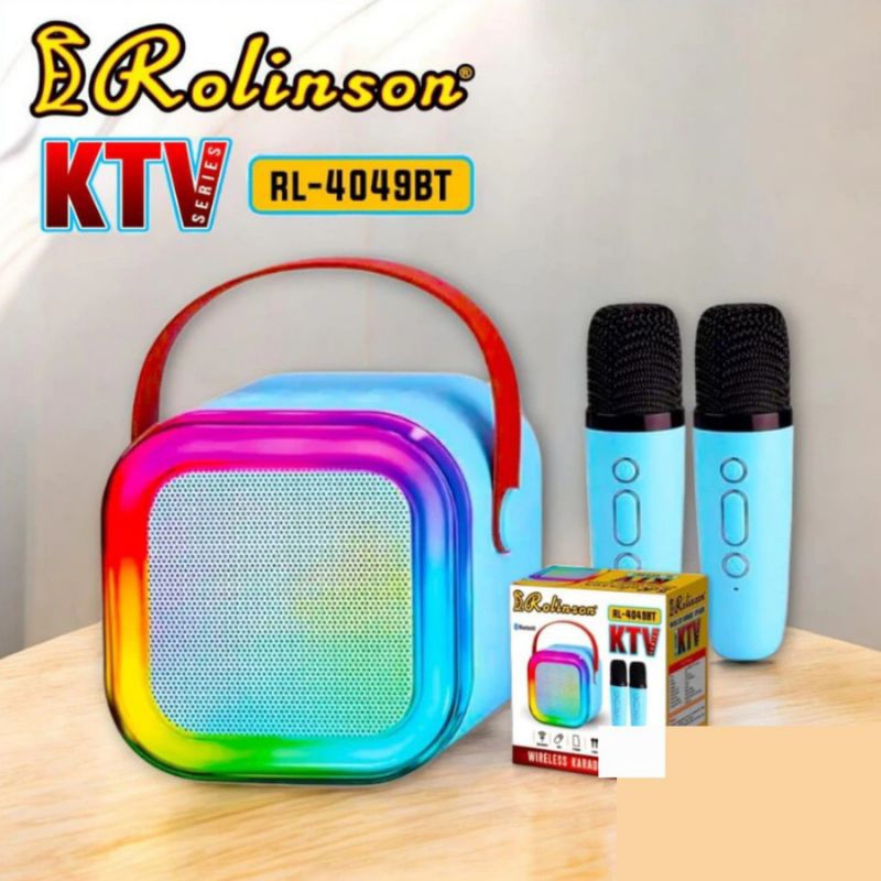 Speaker Karaoke Rolinson RL-4049BT KTV Rechargeable - Rolinson Wireless Karaoke Speaker RL-4049BT