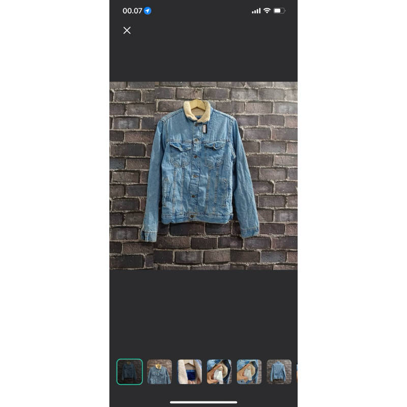 jaket Zara jeans denim jaket