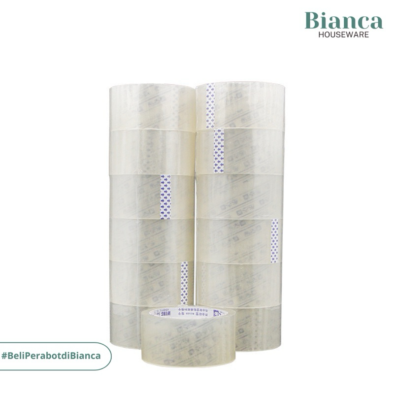 

Lakban Solatip Isolasi Super Bening/Coklat 4,5cm x 80 yard
