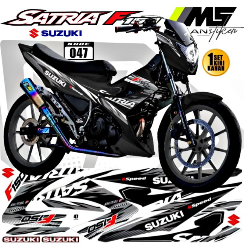 Decal Sticker Striping Variasi Satria Fu Facelift Raider R 150 Suzuki Satria Fu 150 Facelift 2013-20