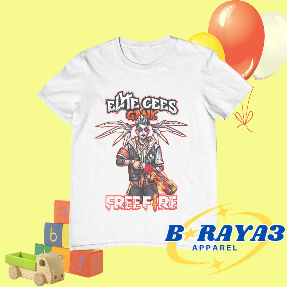 Kaos FF Cees Gank – Pilihan Terbaik untuk Bocil Freefire Sejati