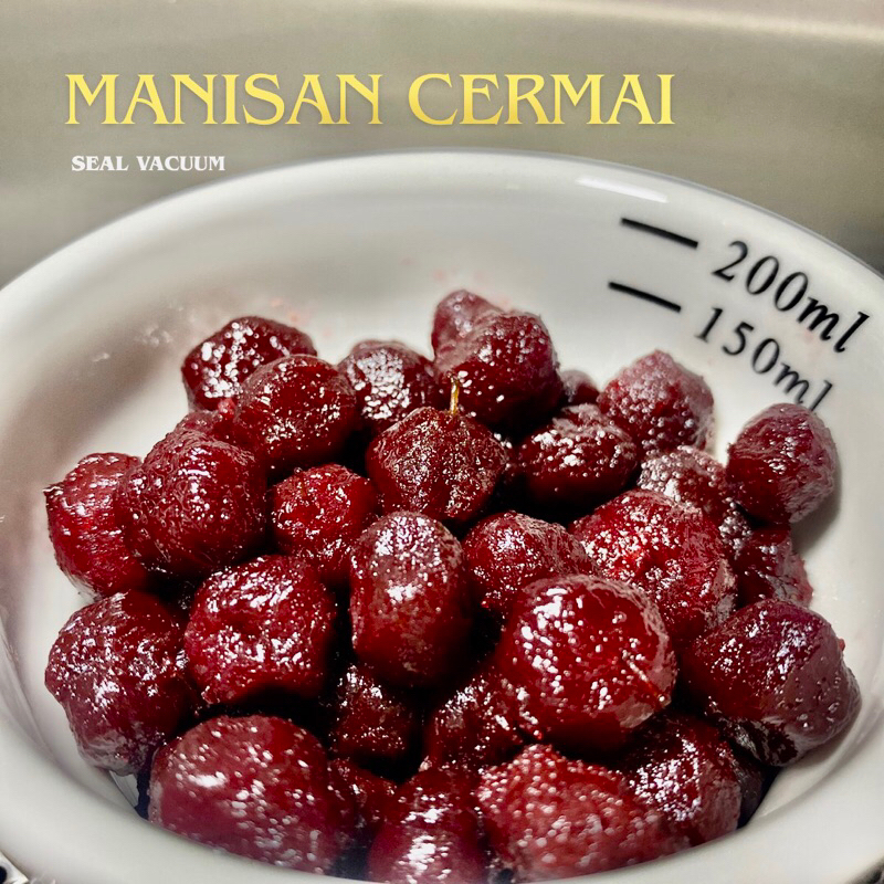 

Manisan Buah Cerme 250gr Cermai Vacuum Manisan Guci kering Manisan Basah